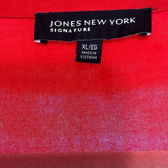 Jones New York Red Blouse - Picture 2 of 5